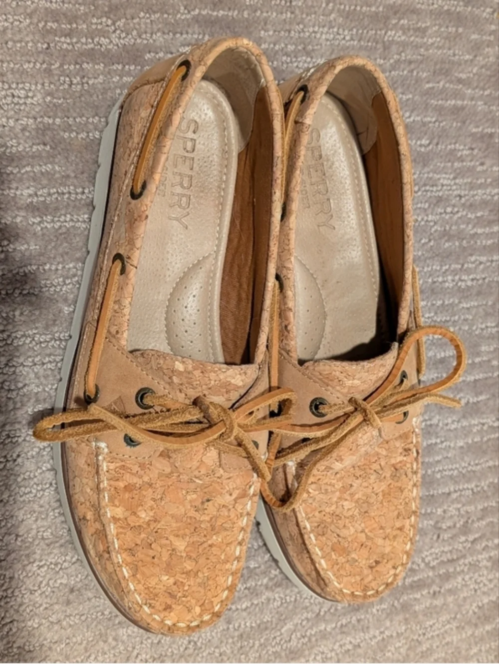 Sperry Cork Boat Shoes - Picture 3 of 9